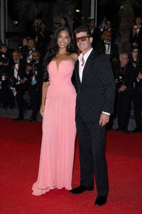 Cannes Diamond screening NG Robin Thicke and April Love Geary attending the ‘Diamond’ Screening and Red Carpet at Palais Des Festivals in Cannes, France on May 19 2026 as part of the 79th Cannes Film Festival. Photo by Nicolas Genin ABACAPRESS.COM Cannes France  Copyright: xGeninxNicolas ABACAx