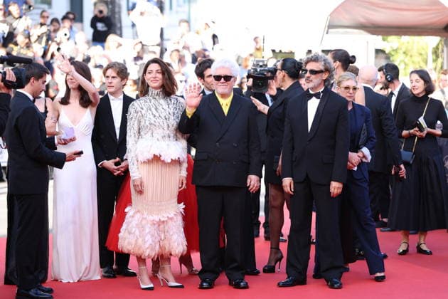 Cannes - Amarga Navidad Red Carpet JD Amaia Romero, Milena Smit, Victoria Luengo, Patrick Criado, Bárbara Lennie, Pedro Almodóvar, Leonardo Sbaraglia, Aitana Sánchez-Gijón and Quim Gutiérrez attending the Amarga Navidad (Bitter Christmas) screening during the 79th annual Cannes Film Festival at Palais des Festivals on May 19, 2026 in Cannes, France. Photo by Jerome Domine ABACAPRESS.COM Cannes France  Copyright: xDominexJerome ABACAx