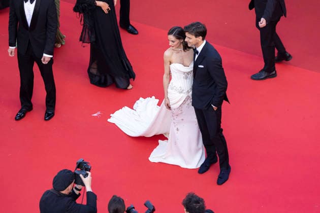 Olivia Palermo and her husband Johannes Huebl Walk up the steps for Amarga Navidad at the 79th Cannes International Film Festival on May 19, 2026 Camilla Canalini Bestimage Red carpet for Amarga Navidad at the 79th Cannes International Film Festival on May 19, 2026 Cannes France  Copyright: xCamillaxCanalinix xBestimagexCamillaxCanalinix xBestimagex