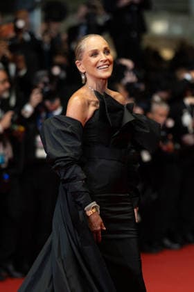 Sharon Stone Audemars Piguet watch Stairway for the film Diamond at the 79th Cannes International Film Festival on May 19, 2026 Jacovides Moreau Bestimage Red carpet for Diamond at the 79th Cannes International Film Festival on May 19, 2026 Cannes France  Copyright: xJACOVIDES-MOREAUx xBESTIMAGExJACOVIDES-MOREAUx xBESTIMAGEx