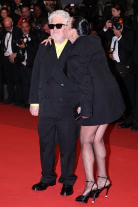 Cannes - Amarga Navidad Red Carpet JD Pedro Almodóvar and Rossy De Palma attending the Amarga Navidad (Bitter Christmas) screening during the 79th annual Cannes Film Festival at Palais des Festivals on May 19, 2026 in Cannes, France. Photo by Jerome Domine ABACAPRESS.COM Cannes France  Copyright: xDominexJerome ABACAx
