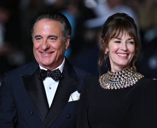 79th Cannes Film Festival: Diamond screening CANNES, FRANCE - MAY 19: US director, screenwriter, actor and producer Andy Garcia (L) and US actress Rosemarie Dewitt (R) arrive for the screening of the film Diamond at the 79th edition of the Cannes Film Festival in Cannes, France on May 19, 2026. Mustafa Yalcin Anadolu Cannes France. Editorial use only. Please get in touch for any other usage.  Copyright: x2026xAnadoluxMustafaxYalcinx