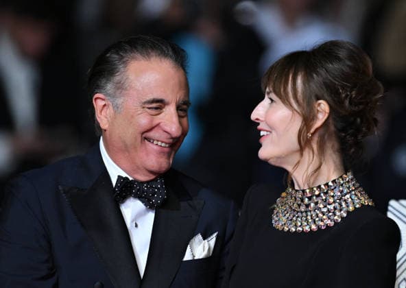 79th Cannes Film Festival: Diamond screening CANNES, FRANCE - MAY 19: US director, screenwriter, actor and producer Andy Garcia (L) and US actress Rosemarie Dewitt (R) arrive for the screening of the film Diamond at the 79th edition of the Cannes Film Festival in Cannes, France on May 19, 2026. Mustafa Yalcin Anadolu Cannes France. Editorial use only. Please get in touch for any other usage.  Copyright: x2026xAnadoluxMustafaxYalcinx