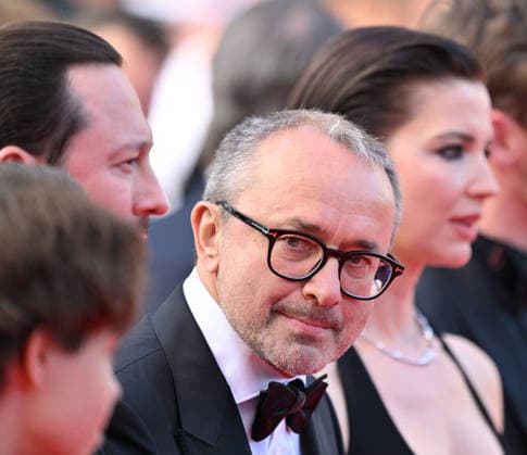 79th Cannes Film Festival: Minotaure (Minotaur) screening CANNES, FRANCE - MAY 19: Russian director and screenwriter Andrey Zvyagintsev (C) leaves after the screening of the film Minotaure (Minotaur) at the 79th edition of the Cannes Film Festival in Cannes, France on May 19, 2026. Mustafa Yalcin Anadolu Cannes France. Editorial use only. Please get in touch for any other usage.  Copyright: x2026xAnadoluxMustafaxYalcinx