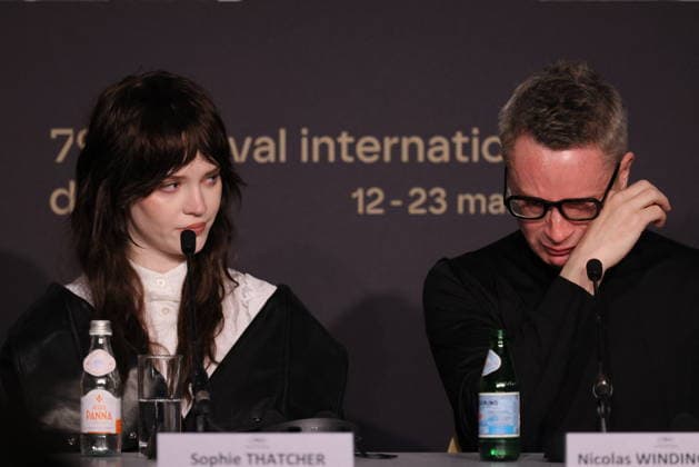 Sophie Thatcher, Nicolas Winding Refn Press conference for the film Her Private Hell at the 79th Cannes International Film Festival on 19 May 2026 Franck Boutonnet Pool Bestimage Press conference for the film Her Private Hell at the 79th Cannes International Film Festival on 19 May 2026 Cannes France  Copyright: xFranckxBoutonnetx xPoolx xBestimagexFranckxBoutonnetx xPoolx xBestimagex