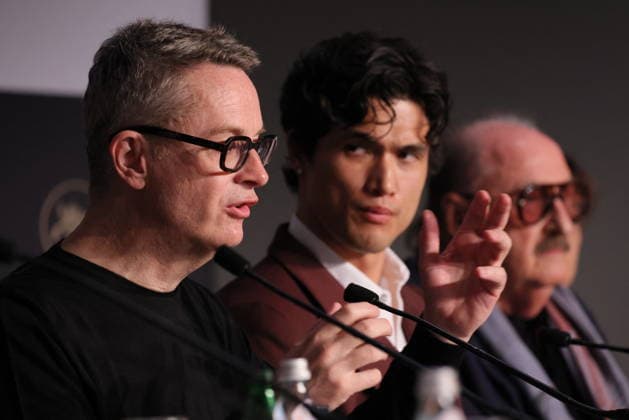 Nicolas Winding Refn, Charles Melton, Pino Donaggio Press conference for the film Her Private Hell at the 79th Cannes International Film Festival on 19 May 2026 Franck Boutonnet Pool Bestimage Press conference for the film Her Private Hell at the 79th Cannes International Film Festival on 19 May 2026 Cannes France  Copyright: xFranckxBoutonnetx xPoolx xBestimagexFranckxBoutonnetx xPoolx xBestimagex
