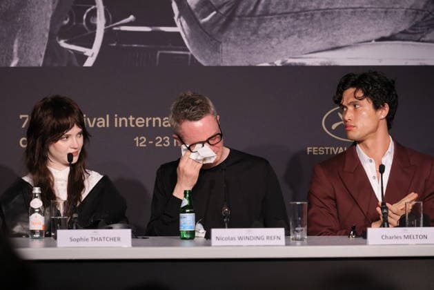 Sophie Thatcher, Nicolas Winding Refn, Charles Melton Press conference for the film Her Private Hell at the 79th Cannes International Film Festival on 19 May 2026 Franck Boutonnet Pool Bestimage Press conference for the film Her Private Hell at the 79th Cannes International Film Festival on 19 May 2026 Cannes France  Copyright: xFranckxBoutonnetx xPoolx xBestimagexFranckxBoutonnetx xPoolx xBestimagex