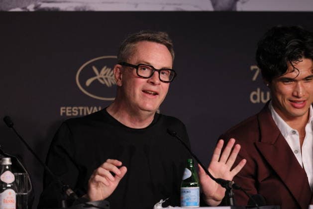Nicolas Winding Refn, Charles Melton Press conference for the film Her Private Hell at the 79th Cannes International Film Festival on 19 May 2026 Franck Boutonnet Pool Bestimage Press conference for the film Her Private Hell at the 79th Cannes International Film Festival on 19 May 2026 Cannes France  Copyright: xFranckxBoutonnetx xPoolx xBestimagexFranckxBoutonnetx xPoolx xBestimagex