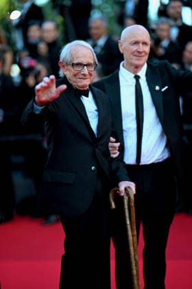 Cannes - Amarga Navidad Premiere FC Lesley Ashton, Ken Loach attends the red carpet premiere of Amarga Navidad during the 79th Cannes International Film Festival in Cannes, France on May 19, 2026.. Photo by Franck Castel ABACAPRESS.COM Cannes  Copyright: xCastelxFranck ABACAx