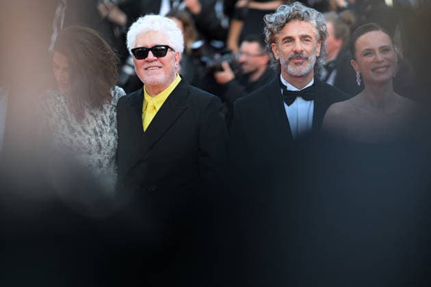 Cannes - Amarga Navidad Premiere FC Bárbara Lennie, Pedro Almodóvar and Leonardo Sbaraglia attends the red carpet premiere of Amarga Navidad during the 79th Cannes International Film Festival in Cannes, France on May 19, 2026.. Photo by Franck Castel ABACAPRESS.COM Cannes  Copyright: xCastelxFranck ABACAx