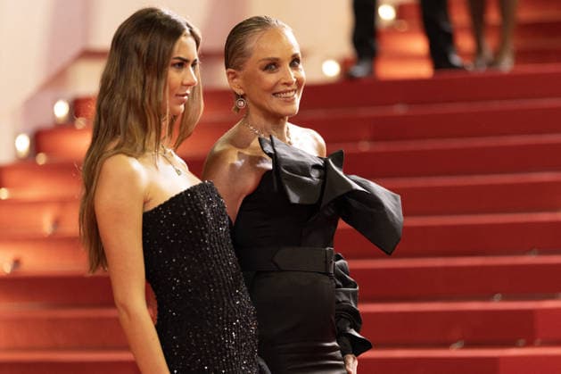 Helena Gatsby, Sharon Stone Audemars Piguet watch Staircase for the film Diamond at the 79th Cannes International Film Festival on May 19, 2026 Olivier Borde Bestimage Red carpet for Diamond at the 79th Cannes International Film Festival on May 19, 2026 Cannes France  Copyright: xOLIVIERxBORDEx xBESTIMAGExOLIVIERxBORDEx xBESTIMAGEx