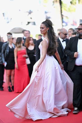 Cannes - Amarga Navidad Premiere FC Hinaupoko Devèze attends the red carpet premiere of Amarga Navidad during the 79th Cannes International Film Festival in Cannes, France on May 19, 2026.. Photo by Franck Castel ABACAPRESS.COM Cannes  Copyright: xCastelxFranck ABACAx