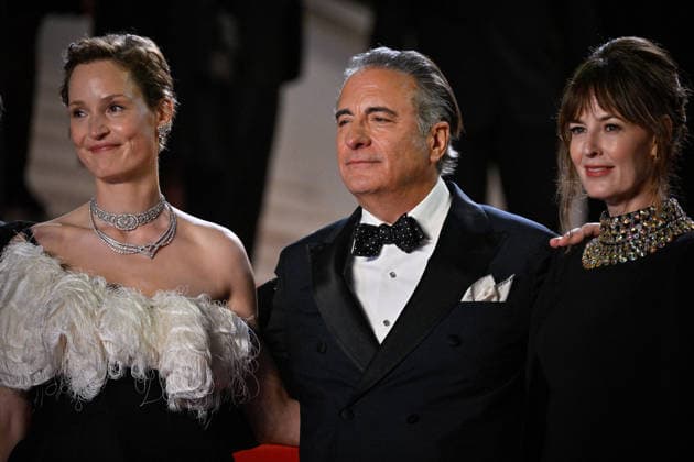 Cannes Screening Diamond JR Vicky Krieps, Andy Garcia, Rosemarie DeWitt attending the screening of the movie Diamond during the 79th Cannes Film Festival in Cannes, France on May 19, 2026. Photo by Julien Reynaud APS-Medias ABACAPRESS.COM Cannes France  Copyright: xReynaudxJulien APS-Medias ABACAx