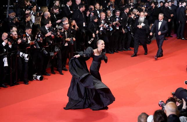 Sharon Stone Audemars Piguet watch Stairway for the film Diamond at the 79th Cannes International Film Festival on May 19, 2026 Jacovides Moreau Bestimage Red carpet for Diamond at the 79th Cannes International Film Festival on May 19, 2026 Cannes France  Copyright: xJACOVIDES-MOREAUx xBESTIMAGExJACOVIDES-MOREAUx xBESTIMAGEx