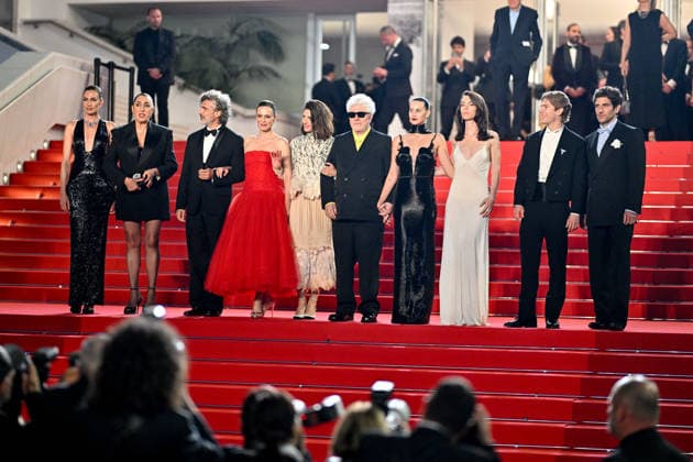 Cannes Screening Diamond JR Nieves Alvarez, Rossy de Palma, Quim Gutierrez, Aitana Sánchez-Gijón, Leonardo Sbaraglia, Pedro Almodovar, Bárbara Lennie, Patrick Criado, Victoria Luengo, Milena Smit and Amaia Romero attending the screening of the movie Diamond during the 79th Cannes Film Festival in Cannes, France on May 19, 2026. Photo by Julien Reynaud APS-Medias ABACAPRESS.COM Cannes France Copyright: xReynaudxJulien APS-Medias ABACAx