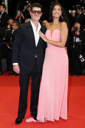 Cannes - Diamond Red Carpet JD Robin Thicke and April Love Geary attending the Diamond screening during the 79th annual Cannes Film Festival at Palais des Festivals on May 19, 2026 in Cannes, France. Photo by Jerome Domine ABACAPRESS.COM Cannes France  Copyright: xDominexJerome ABACAx