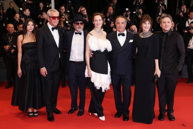Cannes - Diamond Red Carpet JD Sofia Stefan, Danny Huston, Jai Stefan, Vicky Krieps, Andy García, Rosemarie DeWitt and Paul Soriano attending the Diamond screening during the 79th annual Cannes Film Festival at Palais des Festivals on May 19, 2026 in Cannes, France. Photo by Jerome Domine ABACAPRESS.COM Cannes France  Copyright: xDominexJerome ABACAx