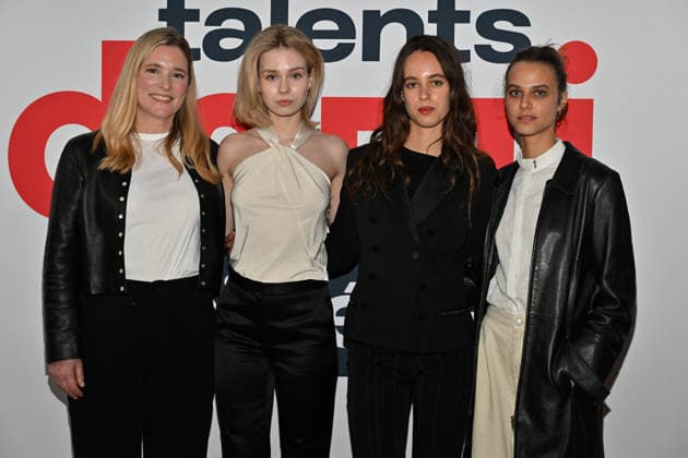 Cannes Talents Adami Party Natasha Regnier, Anastasia Andrushkevich, Tess Barthelemy, Romane de Stabenrath attending the Talents Adami Party during the 79th Cannes Film Festival in Cannes, France on May 19, 2026. Photo by Julien Reynaud APS-Medias ABACAPRESS.COM Cannes France  Copyright: xReynaudxJulien APS-Medias ABACAx