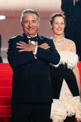 Cannes Diamond Red Carpet LZ Andy García and Vicky Krieps attending the red carpet of Diamond during the 79th Cannes International Film Festival in Cannes, France on May 19, 2026, the film selected in the Official Competition. Photo by Laurent Zabulon ABACAPRESS.COM  Copyright: xZabulonxLaurentx