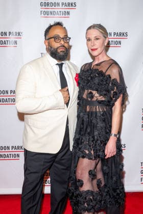 20th Anniversary The Gordon Parks Foundation Gala, New York, USA - 19 May 2026 (L-R) Kevin Young and Christie Davis attend The Gordon Parks Foundation Awards Dinner and Auction 2026 at Cipriani 42nd Street on May 19, 2026 in New York City. New York United States Copyright: xRonxAdarx xSOPAxImagesx _radar_parks_20260519_01079