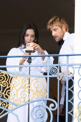 Cannes Nabilla and Thomas Vergara shooting Cannes, France- May 19: Nabilla and Thomas Vergara are preparing themselves for a photo-shooting at Hotel Martinez during 79th Festival of Cannes, on May 19 2026 in Cannes, France. Photo by Abacapress.com Cannes France  Copyright: xABACAx