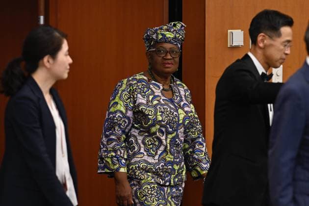 WTO Leader Hold Meetings in Tokyo TOKYO, JAPAN - MAY 20: World Trade Organization Director-General Ngozi Okonjo-Iweala arrives for a meeting with Japan Business Federation, Keidanren, Chairman Yoshinobu Tsutsui and Japanese business leaders (not seen) at Keidanren Kaikan in Tokyo, Japan, on May 20, 2026. The meeting comes as Keidanren continues to push for WTO reform amid rising trade tensions and challenges to the rules-based international economic order. David Mareuil Anadolu Tokyo Japan. Editorial use only. Please get in touch for any other usage.  Copyright: x2026xAnadoluxDavidxMareuilx