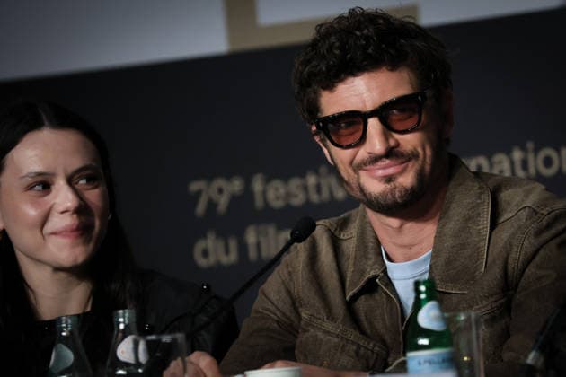 Cannes - L Inconnue Press Conference Niels Schneider attending the L Inconnue (The Unknown) press conference at the 79th annual Cannes Film Festival on May 19, 2026 in Cannes, France. Photo by Jean-Marc Haedrich Pool ABACAPRESS.COM Cannes France  Copyright: xPool ABACAx