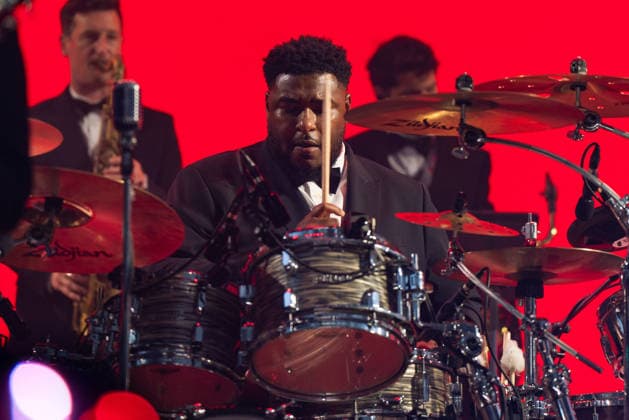 May 19, 2026, London, United Kingdom: Matt Brooks seen on stage playing drums for Raaye. Raye brings her This Tour May Contain New Music arena tour back to the O2 London. Raye s support acts on the tour and her younger sisters and rising artists, ABSOLUTELY and AMMA London United Kingdom - ZUMAs197 20260519_aaa_s197_518 Copyright: xBonniexBritainx