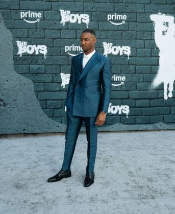 May 19, 2026, Los Angeles, California, United States: Jessie T. Usher arrives on the red carpet of the THE BOYS Series Finale Event at the United Theater in Los Angeles California on May 19, 2026. Los Angeles United States - ZUMAt169 20260519_zep_t169_019 Copyright: xConnorxTerryx