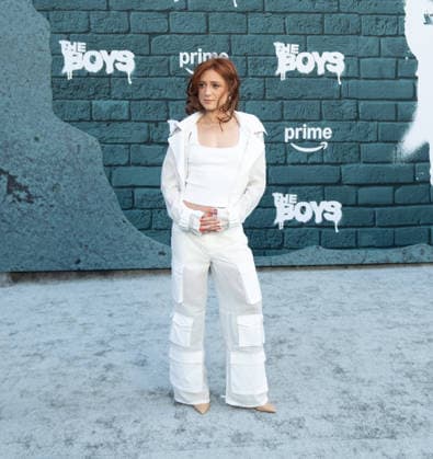May 19, 2026, Los Angeles, California, United States: Lizze Broadway arrives on the red carpet of the THE BOYS Series Finale Event at the United Theater in Los Angeles California on May 19, 2026. Los Angeles United States - ZUMAt169 20260519_zep_t169_012 Copyright: xConnorxTerryx