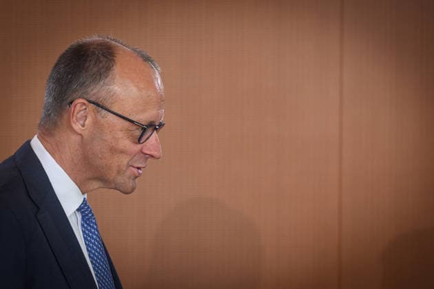 Berlin, Kabinettssitzung der Bundesregierung Kabinettssitzung der Bundesregierung am 20.05.2026 im Bundeskanzleramt in Berlin. Im Bild: Bundeskanzler Friedrich Merz (CDU) Berlin Bundeskanzleramt Berlin Deutschland *** Berlin, Cabinet meeting of the Federal Government Cabinet meeting of the Federal Government on 20 05 2026 at the Federal Chancellery in Berlin In the picture Federal Chancellor Friedrich Merz CDU Berlin Federal Chancellery Berlin Germany