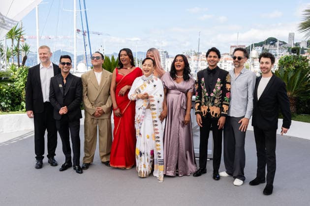 Cannes Elephants In The Fog Photocall LZ Aliz Ghimire, Pushpa Thing Lama, Sahabdin Miya and Jasmin Bishwokarma attending the photocall of Elephants In The Fog during the 79th Cannes International Film Festival in Cannes, France on May 20, 2026, the film selected in the Official Competition. Photo by Laurent Zabulon ABACAPRESS.COM  Copyright: xZabulonxLaurentx
