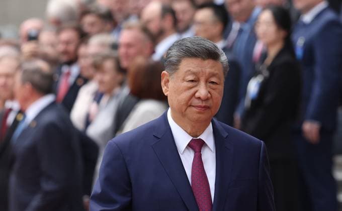 Russian President Vladimir Putin meets with Chinese President Xi Jinping during talks at the Great Hall of the People, during Putin s visit to Beijing, China Russian President Vladimir Putin meets with Chinese President Xi Jinping during talks at the Great Hall of the People, during Putin s visit to Beijing, China, May 20, 2026. Photo by Russian President official apaimages Russia Russia Russian Federation 200526_China_RPO_00(40) Copyright: xapaimagesxRussianxForeignxMinistry sxofficialx xapaimagesx