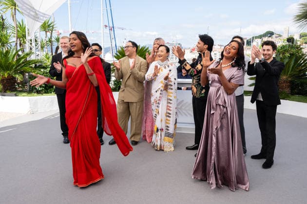 Cannes Elephants In The Fog Photocall LZ Aliz Ghimire, Pushpa Thing Lama, Sahabdin Miya and Jasmin Bishwokarma attending the photocall of Elephants In The Fog during the 79th Cannes International Film Festival in Cannes, France on May 20, 2026, the film selected in the Official Competition. Photo by Laurent Zabulon ABACAPRESS.COM  Copyright: xZabulonxLaurentx