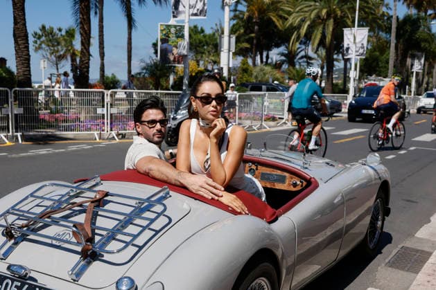Cannes Nabilla, Thomas Vergara Croisette MP Cannes, France- May 20: Nabilla, Thomas Vergara do a photo-shooting along the Croisette during 79th Festival of Cannes, on May 20 2026 in Cannes, France. Photo by Marco Piovanotto Abacapress.com Cannes France  Copyright: xPiovanottoxMarco ABACAx