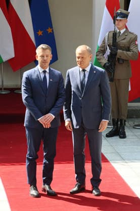 Hungarian prime minister visits Poland Photo: Wojciech Olkusnik East News Newly elected prime minister of Hungary Peter Magyar meets with Polish prime minister Donald Tusk on May 20, 2026 in Warsaw, Poland. This is the first foreign visit of a new Hungarian leader after winning parliamentary elections in April. EN_01677831_0256 