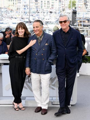 IPA84893827 - Cannes, 79th Cannes Film Festival 2025 - day 9. photocall of DIAMOND Pictured: Rosemarie DeWitt, Andy Garcia and Danny Huston  Copyright: xAlbertoxTerenghix xPoolxPhotoxEventsx07x 84893827