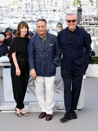 IPA84893829 - Cannes, 79th Cannes Film Festival 2025 - day 9. photocall of DIAMOND Pictured: Rosemarie DeWitt, Andy Garcia and Danny Huston  Copyright: xAlbertoxTerenghix xPoolxPhotoxEventsx07x 84893829