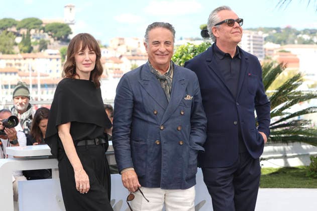 Rosemarie DeWitt, Andy Garcia und Danny Huston beim Photocall zum Kinofilm Diamond auf dem Festival de Cannes 2026 79. Internationale Filmfestspiele von Cannes am Palais des Festivals. Cannes, 20.05.2026 *** Rosemarie DeWitt, Andy Garcia and Danny Huston at the photocall for the movie Diamond at the Festival de Cannes 2026 79 Cannes International Film Festival at the Palais des Festivals Cannes, 20 05 2026 Foto:xD.xBedrosianx xFuturexImagex diamond_6506