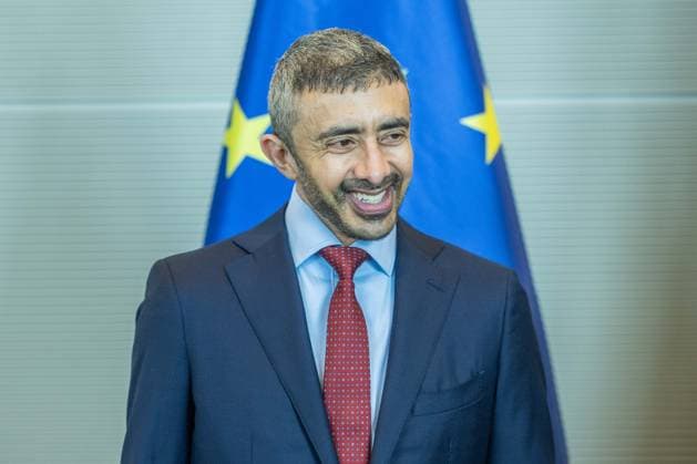 Bundestagspräsidentin Julia Klöckner empfängt den Außenminister der VAE Scheich Abdullah bin Zayed Al Nahyan am 20.05.2026 im Reichstagsgebäudes in Berlin Scheich Abdullah bin Zayed Al Nahyan ( Außenminister Vereinigte Arabische Emirate VAE ) *** Bundestag President Julia Klöckner receives the Foreign Minister of the UAE Sheikh Abdullah bin Zayed Al Nahyan on 20 05 2026 in the Reichstag building in Berlin Sheikh Abdullah bin Zayed Al Nahyan Foreign Minister United Arab Emirates UAE xJRx