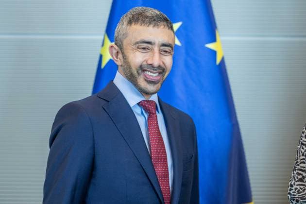 Bundestagspräsidentin Julia Klöckner empfängt den Außenminister der VAE Scheich Abdullah bin Zayed Al Nahyan am 20.05.2026 im Reichstagsgebäudes in Berlin Scheich Abdullah bin Zayed Al Nahyan ( Außenminister Vereinigte Arabische Emirate VAE ) *** Bundestag President Julia Klöckner receives the Foreign Minister of the UAE Sheikh Abdullah bin Zayed Al Nahyan on 20 05 2026 in the Reichstag building in Berlin Sheikh Abdullah bin Zayed Al Nahyan Foreign Minister United Arab Emirates UAE xJRx