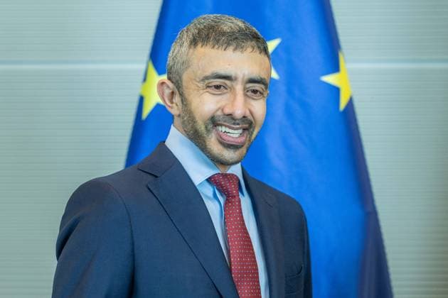 Bundestagspräsidentin Julia Klöckner empfängt den Außenminister der VAE Scheich Abdullah bin Zayed Al Nahyan am 20.05.2026 im Reichstagsgebäudes in Berlin Scheich Abdullah bin Zayed Al Nahyan ( Außenminister Vereinigte Arabische Emirate VAE ) *** Bundestag President Julia Klöckner receives the Foreign Minister of the UAE Sheikh Abdullah bin Zayed Al Nahyan on 20 05 2026 in the Reichstag building in Berlin Sheikh Abdullah bin Zayed Al Nahyan Foreign Minister United Arab Emirates UAE xJRx