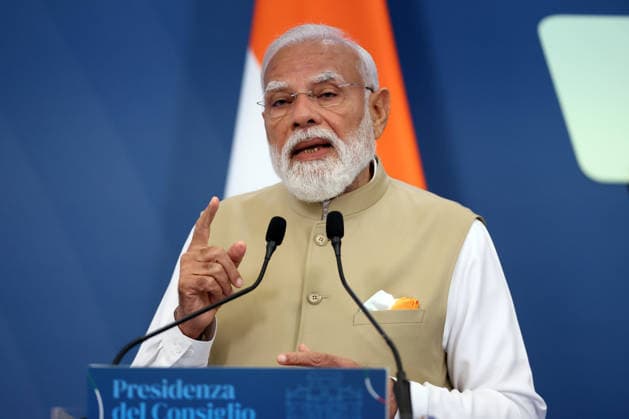 IPA84895725 - Rome, Italy May 20, 2026: Joint statements by Giorgia Melonie and Narendra Modi at the end of the meeting. Prime Minister Giorgia Meloni meets with Prime Minister of India Narendra Modi to further strengthen the strategic partnership between Italy and India at Villa Doria Pamphilj for a discussion on economy, innovation, energy and international cooperation.  Copyright: xmarcoxiacobuccix xmarcoxiacobuccix 84895725