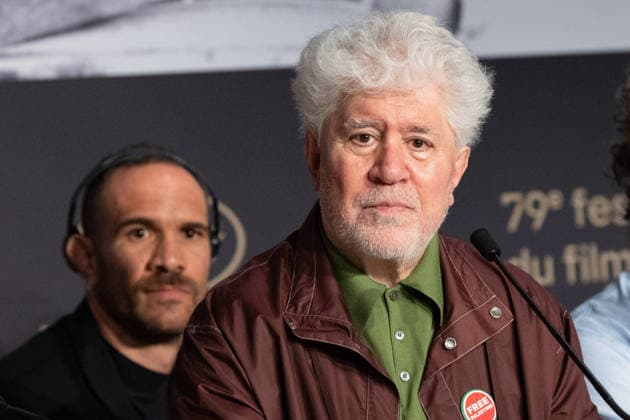 Cannes Amarga Navidad Press Conference NG Pedro Almodovar attending the Press Conference for ‘Amarga Navidad (Bitter Christmas)’ in Cannes at Palais Des Festivals in Cannes, France on May 20 2026 as part of the 79th Cannes Film Festival. Photo by Nicolas Genin ABACAPRESS.COM Cannes France  Copyright: xGeninxNicolas ABACAx