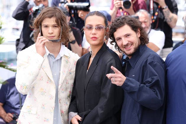 Cannes - Mariage Au Gout D Orange Photocall JD Paul Kircher, Vincent Lacoste and Adèle Exarchopoulos attending the Photocall of the movie Mariage Au Goût D Orange (Orange-Flavoured Wedding) during the 79th Cannes Film Festival in Cannes, France on May 20, 2026. Photo by Jerome Domine ABACAPRESS.COM Cannes France  Copyright: xDominexJerome ABACAx