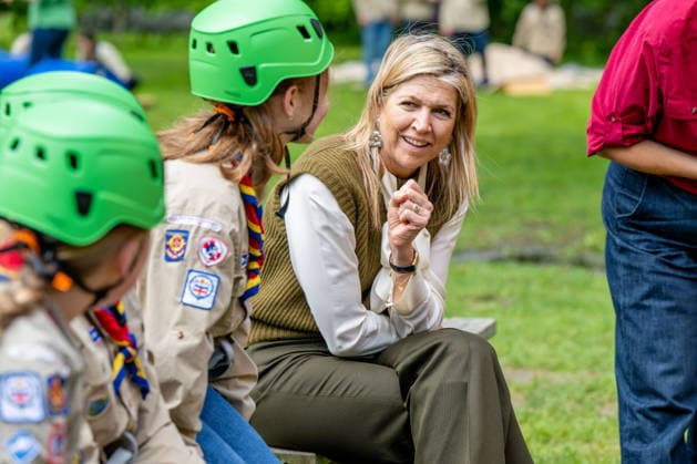 20-05-2026 Zeewolde Queen Maxima visited the Scouting Netherlands organization s office and the Zeewolde Scouting estate in Zeewolde. Â  Copyright: xPPEx