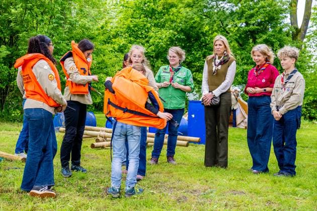 20-05-2026 Zeewolde Queen Maxima visited the Scouting Netherlands organization s office and the Zeewolde Scouting estate in Zeewolde. Â  Copyright: xPPEx