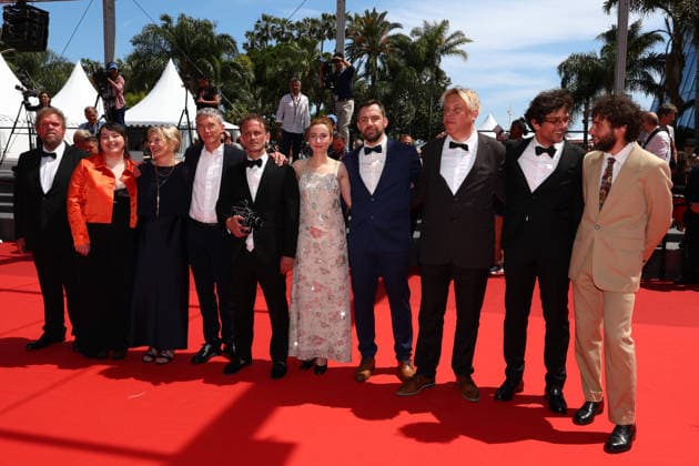May 20, 2026, Cannes, Cote D azur, France: Cast of whom UIT HARPO, JEAN-BAPTISTE MARRE, GUEST, EMMANUEL MARRE, MATHILDE ABD EL KADER, SANDRINE BLANCKE, and SWANN ARLAUD on the red carpet for the screening of A MAN OF HIS TIME at the 79th Annual Cannes Film Festival at Palais des Festivals in Cannes, France Cannes France  - ZUMAc179 20260520_zep_c179_003 Copyright: xMickaelxChavetx