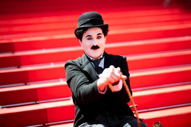 Cannes Notre Salut Red Carpert EB Charlie Chaplin lookalike Anthony Charlot Champeil on the red carpet before the Notre Salut screening during the 79th annual Cannes Film Festival at Palais des Festivals on May 20, 2026 in Cannes, France. Photo by Eliot Blondet ABACAPRESS.COM Cannes France France  Copyright: xBlondetxEliot ABACAx