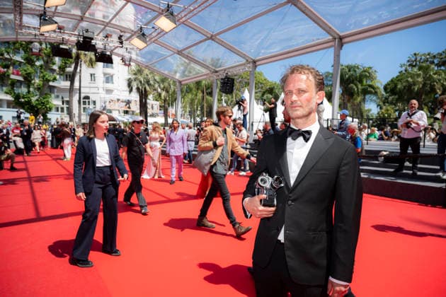 Cannes Notre Salut Red Carpert EB French director and screenwriter Emmanuel Marre on the red carpet before the Notre Salut screening during the 79th annual Cannes Film Festival at Palais des Festivals on May 20, 2026 in Cannes, France. Photo by Eliot Blondet ABACAPRESS.COM Cannes France France  Copyright: xBlondetxEliot ABACAx